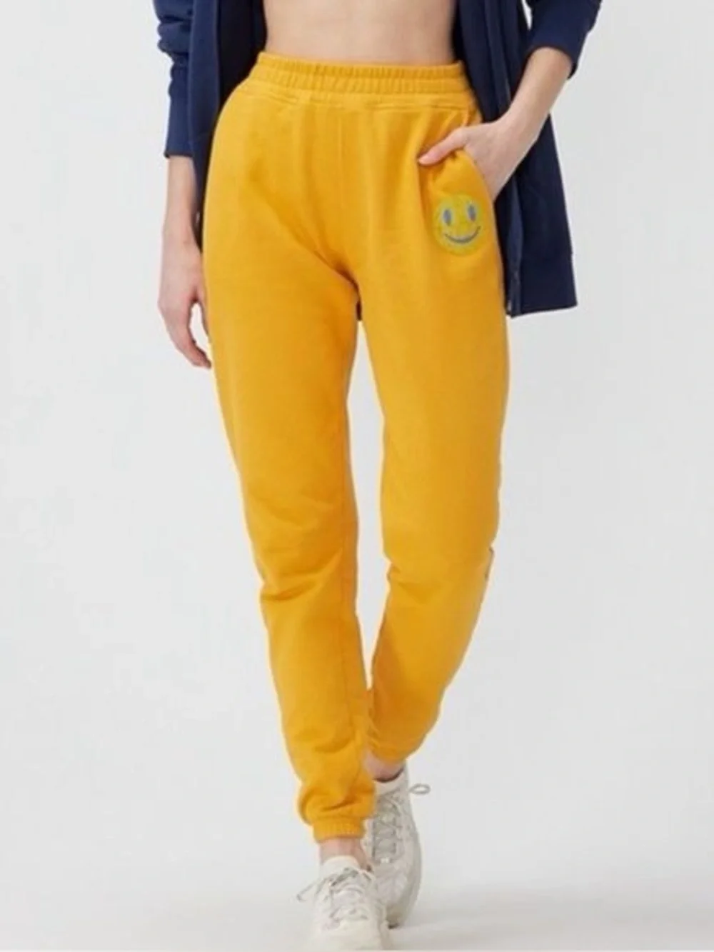 Outdoor Voices Hikers Club Jogger Sweatpants with Smiley Face Size Small
